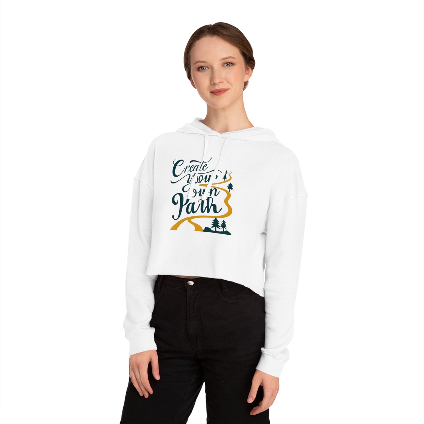 Inspiring Cropped Hoodie,